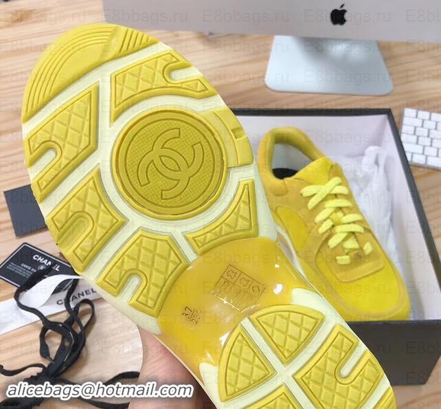 Good Quality Chanel CC Logo Leather Sneakers G34360 02