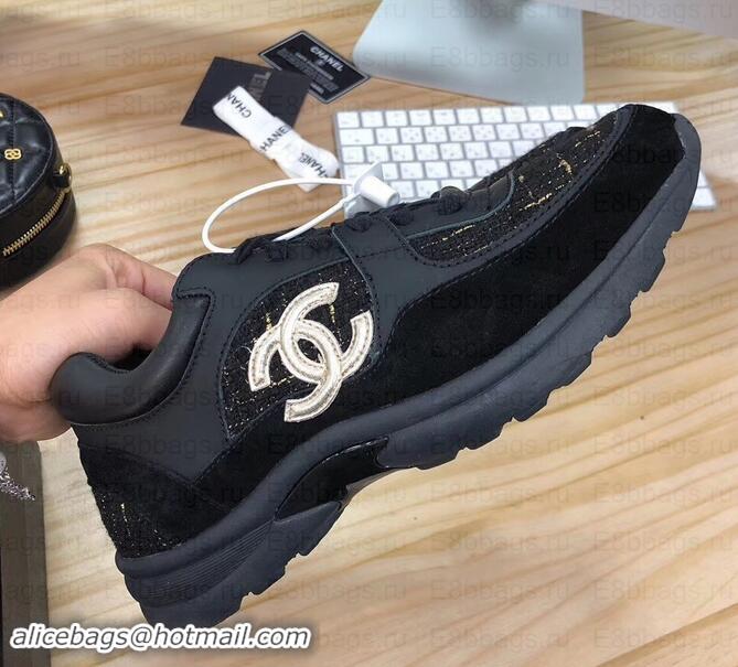 Lowest Cost Chanel CC Logo Leather Sneakers G34360 06