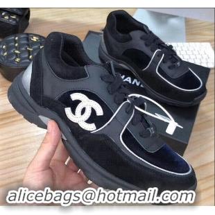  Good Product Chanel CC Logo Leather Sneakers G34360 12