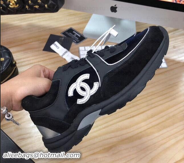  Good Product Chanel CC Logo Leather Sneakers G34360 12