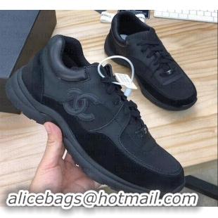 Luxury Chanel CC Logo Leather Sneakers G34360 23