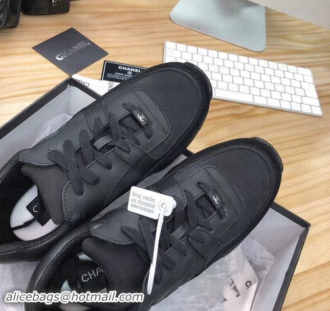 Luxury Chanel CC Logo Leather Sneakers G34360 23