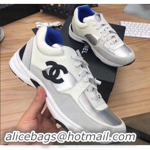 Fashion Chanel CC Logo Leather Sneakers G34360 26