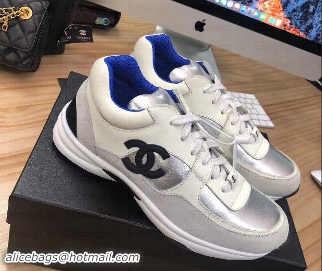 Fashion Chanel CC Logo Leather Sneakers G34360 26