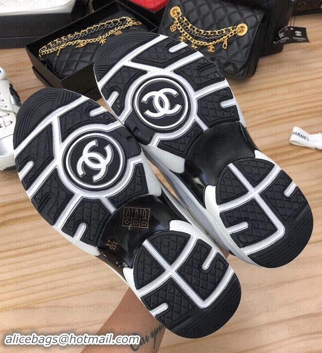 Fashion Chanel CC Logo Leather Sneakers G34360 27