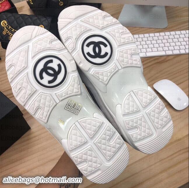 Top Grade Chanel CC Logo Leather Sneakers G34360 29