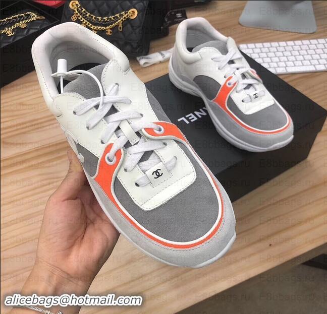 Best Price Chanel CC Logo Leather Sneakers G34360 28