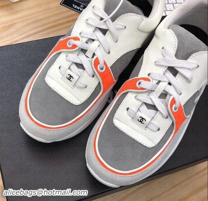 Best Price Chanel CC Logo Leather Sneakers G34360 28