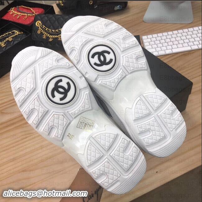 Best Price Chanel CC Logo Leather Sneakers G34360 28