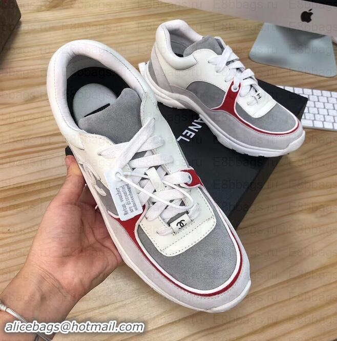 New Style Chanel CC Logo Leather Sneakers G34360 31