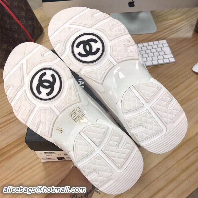 New Style Chanel CC Logo Leather Sneakers G34360 31