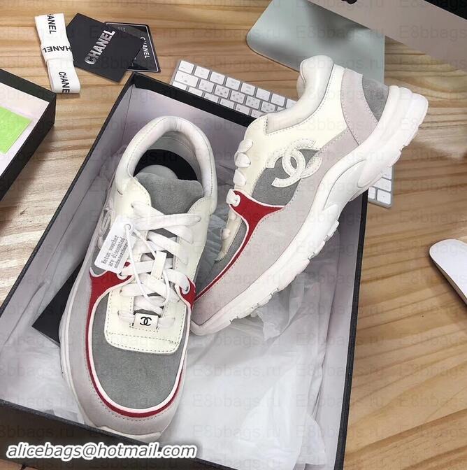 New Style Chanel CC Logo Leather Sneakers G34360 31