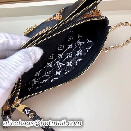 Stylish Louis Vuitton POCHETTE DOUBLE ZIP Chain Bag M67561