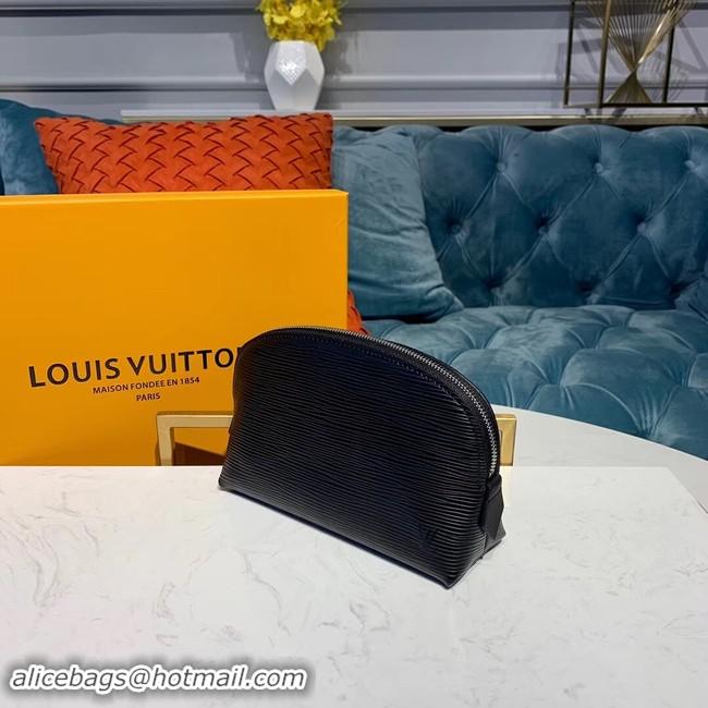 Grade Quality Louis vuitton original Epi Leather COSMETIC POUCH PM M52030 black