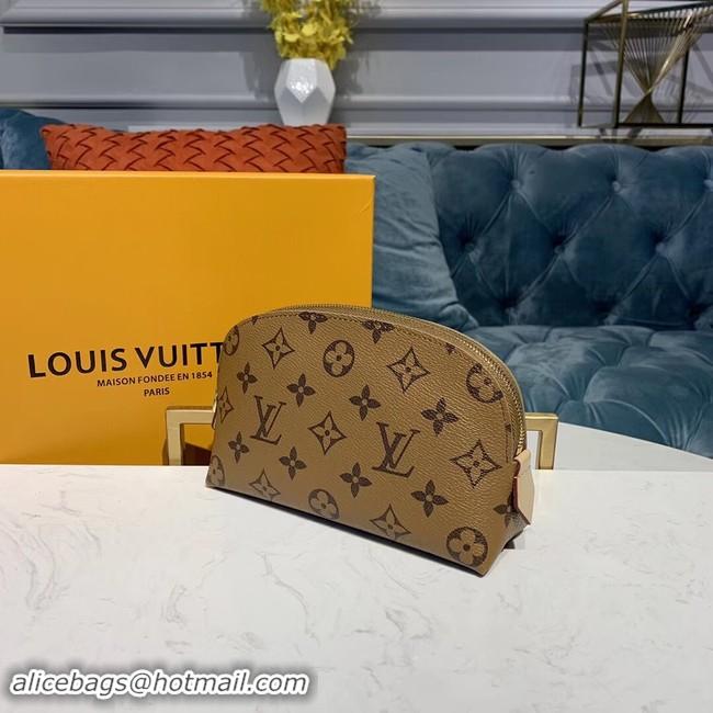 Good Quality Louis vuitton original Monogram COSMETIC POUCH PM M52030 yellow