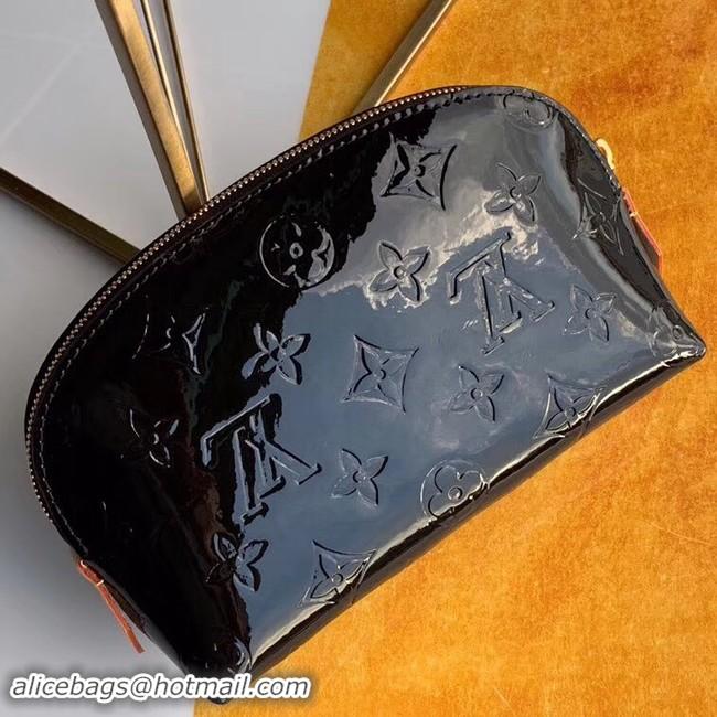 Popular Style Louis vuitton Monogram Vernis Leather COSMETIC POUCH M90172 black