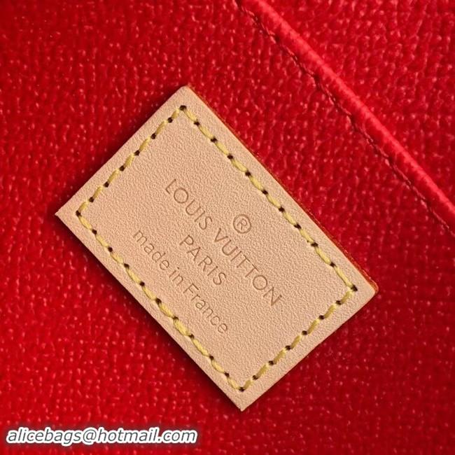 Unique Style Louis vuitton Monogram Vernis Leather COSMETIC POUCH M90172 red