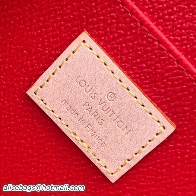 Unique Style Louis vuitton Monogram Vernis Leather COSMETIC POUCH M90172 red