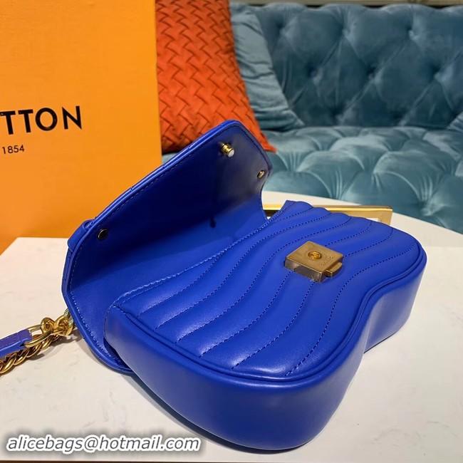 Classic LOUIS VUITTON NEW WAVE CHAIN BAG PM M53924 Bleu Neon