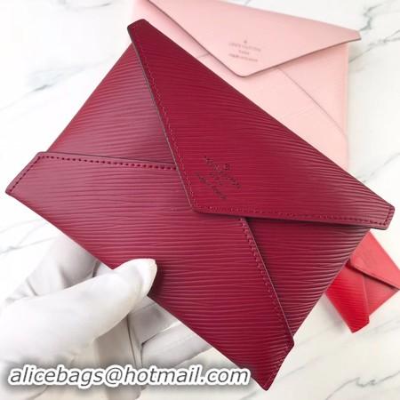 Popular Style Louis Vuitton POCHETTE KIRIGAMI M64186 Pink Red Rose