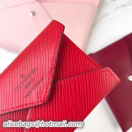 Popular Style Louis Vuitton POCHETTE KIRIGAMI M64186 Pink Red Rose