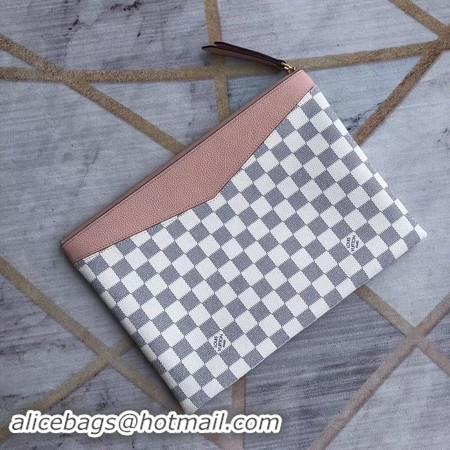 Most Popular Louis vuitton original Damier Azur DAILY M60262 pink