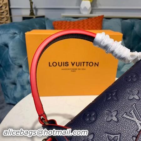 Duplicate Louis Vuitton Georges MM Monogram Empreinte Original Leather M53944 Navy