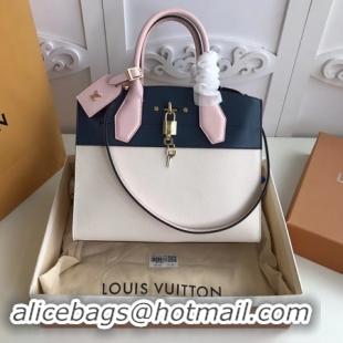 Louis Vuitton Original Leather CITY STEAMER PM M55062 Black&White