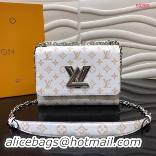 Good Quality Louis vuitton original TWIST Medium M50280 White