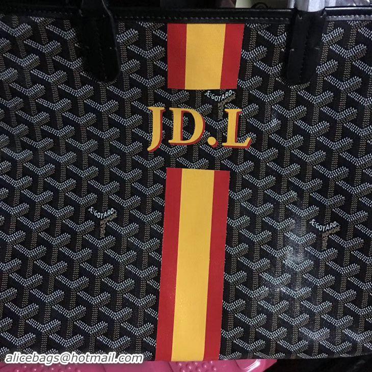 Price For Goyard Personnalization/Custom/Hand Painted JD.L With Stripes