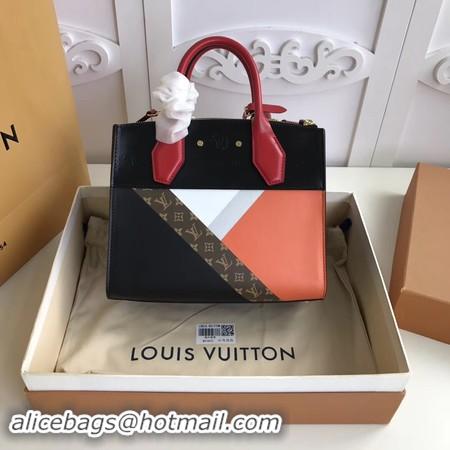 Best Grade Louis Vuitton Original Leather CITY STEAMER M53802 Red&Black&Blue