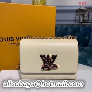 Low Price Louis Vuitton TWIST EPI Leather Bag M53928 White