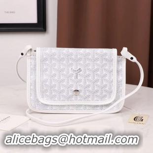 Reproduction Goyard Plumet Wallet Clutch Bag With Strap 2166 White