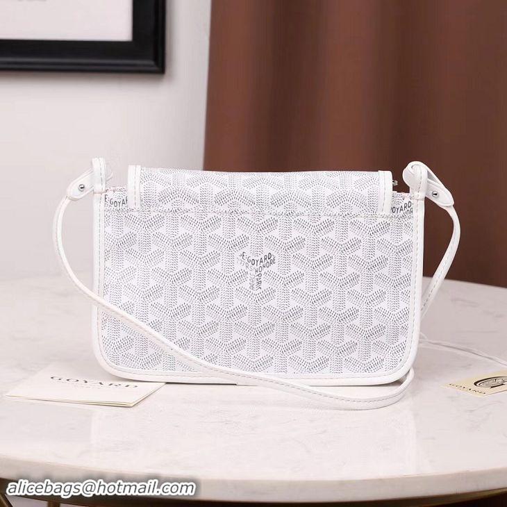 Reproduction Goyard Plumet Wallet Clutch Bag With Strap 2166 White