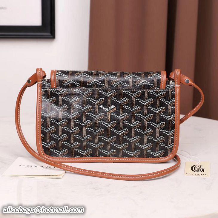 ​Popular Goyard Plumet Wallet Clutch Bag With Strap 2166 Black And Tan