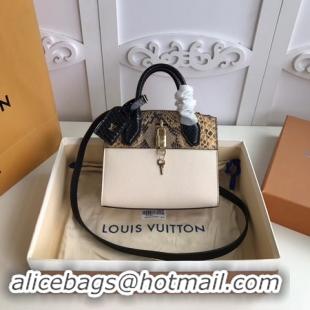 Stylish Louis Vuitton Original Leather N95976 White