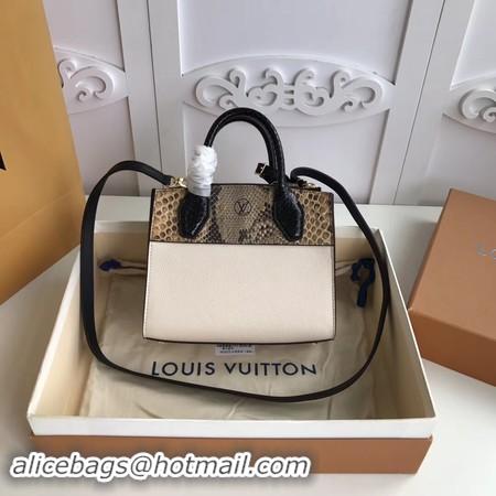 Stylish Louis Vuitton Original Leather N95976 White