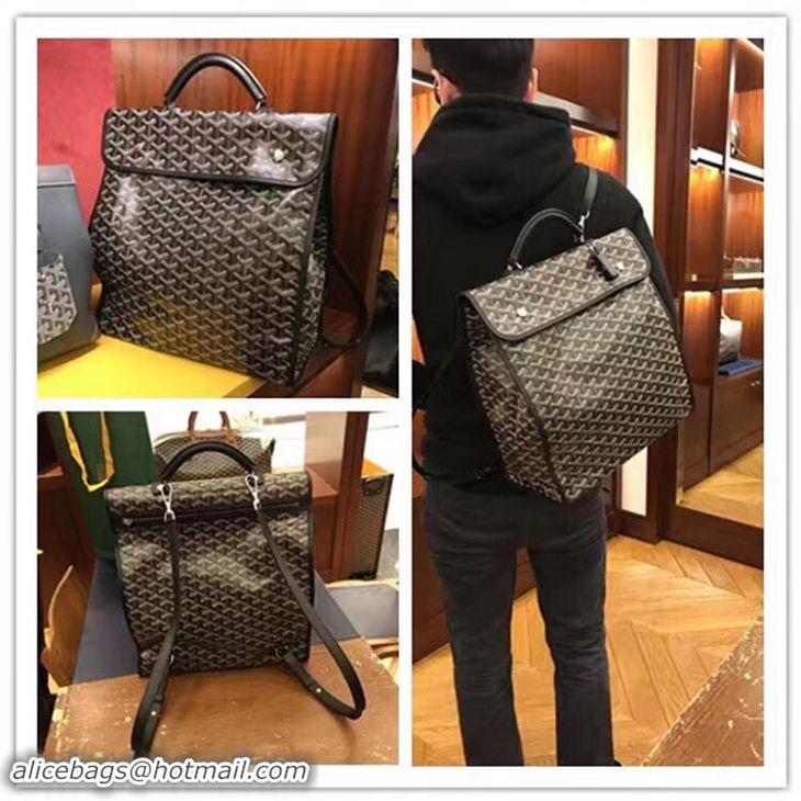 Luxury New Goyard Original Saint Lager Bag 8984 Black And Tan