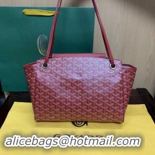 Fashion Ladies Goyard Rouette Shoulder Tote Bag 00315 Red