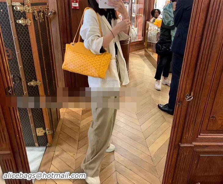 High Quality Goyard Original Rouette Shoulder Tote Bag 00315 Yellow