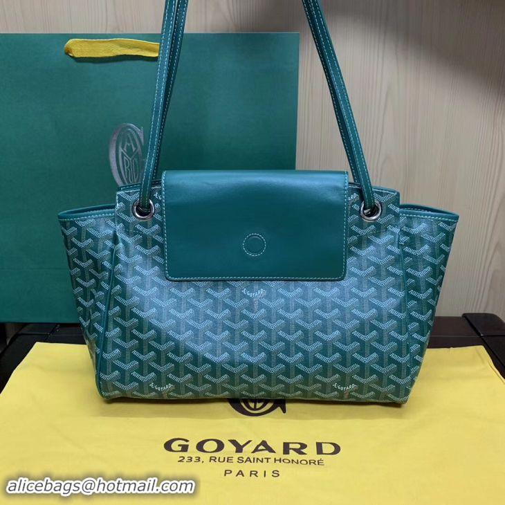 Classic Hot Goyard Original Rouette Shoulder Tote Bag 00315 Green