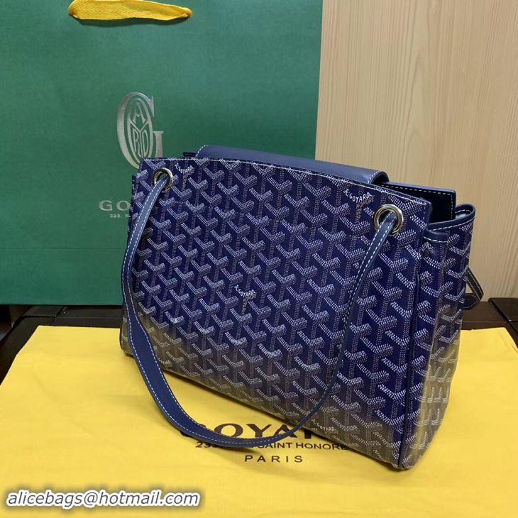 Discount Goyard Original Rouette Shoulder Tote Bag 00315 Navy Blue