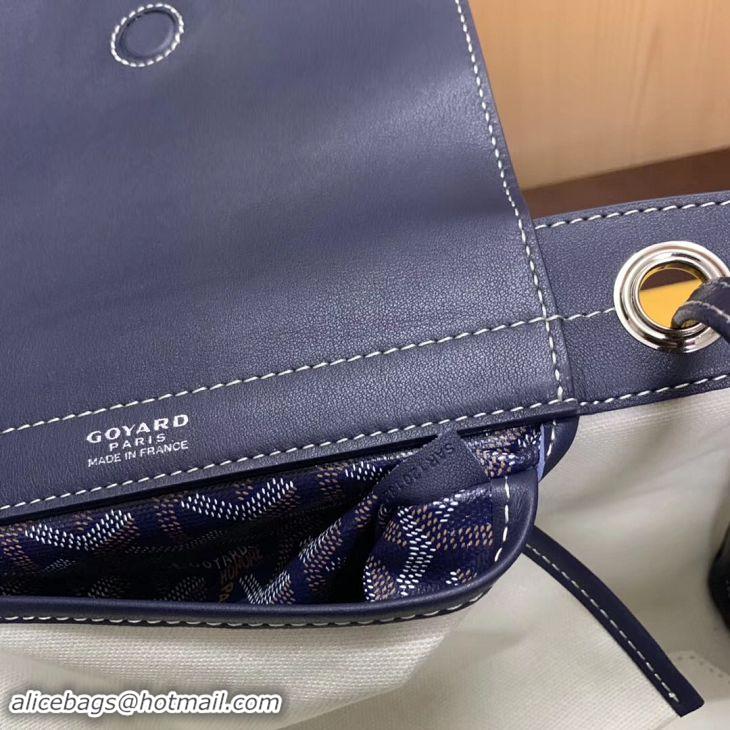 Discount Goyard Original Rouette Shoulder Tote Bag 00315 Navy Blue