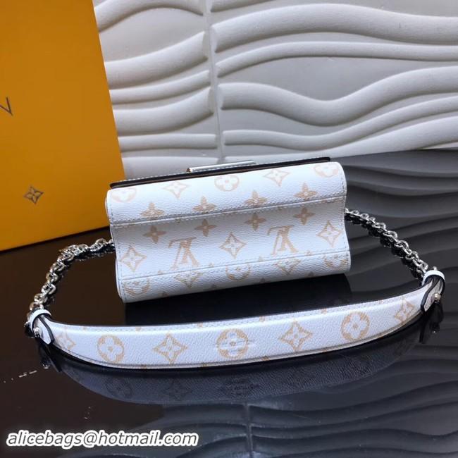 Perfect Louis Vuitton Original Leather TWIST M50332 White