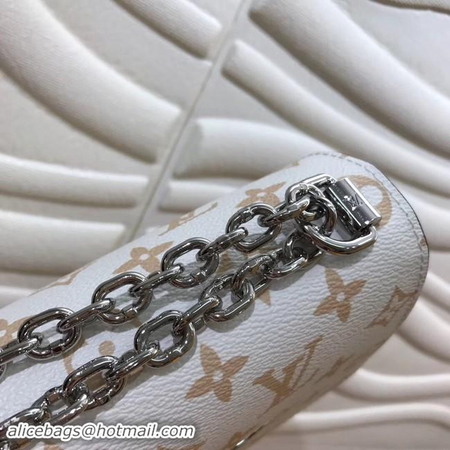 Perfect Louis Vuitton Original Leather TWIST M50332 White