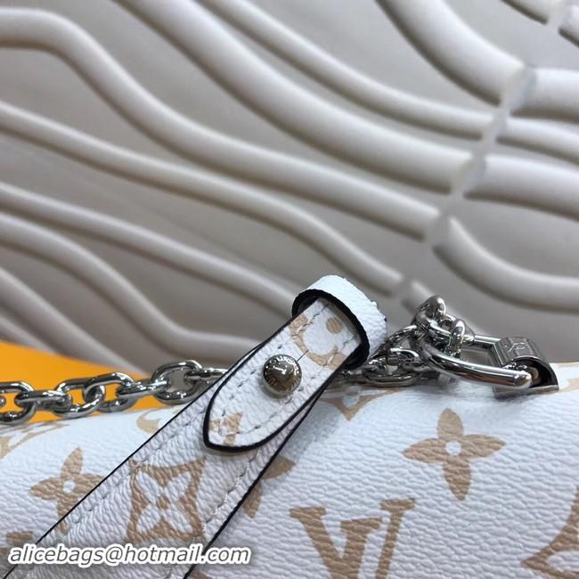 Perfect Louis Vuitton Original Leather TWIST M50332 White