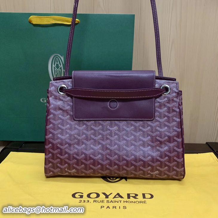 Best Price Goyard Original Rouette Shoulder Tote Bag 00315 Burgundy