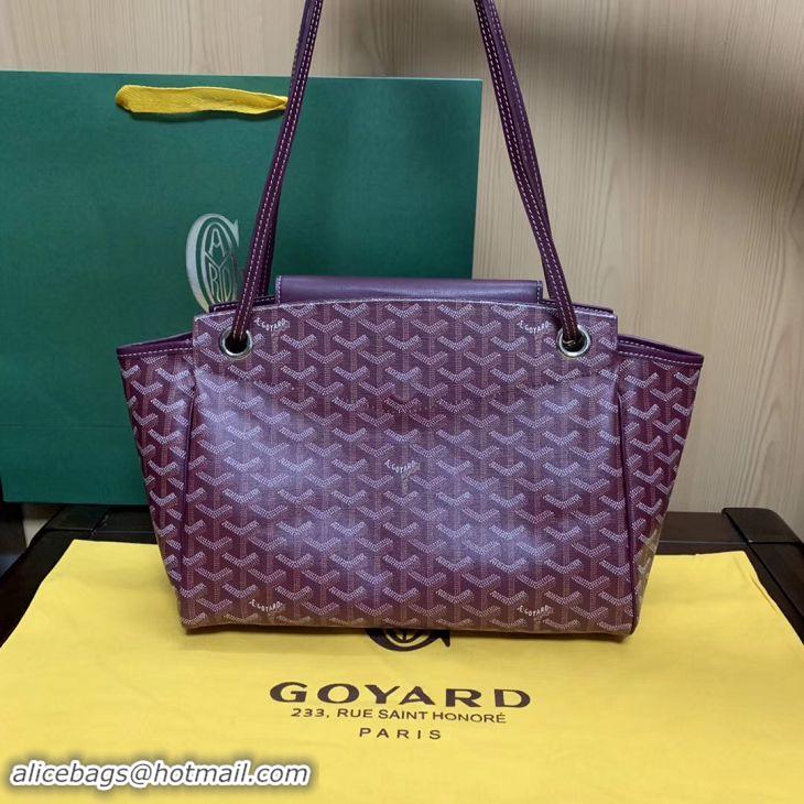 Best Price Goyard Original Rouette Shoulder Tote Bag 00315 Burgundy