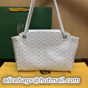 Cheapest Goyard Original Rouette Shoulder Tote Bag 00315 White