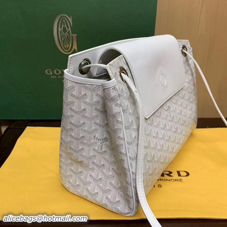 Cheapest Goyard Original Rouette Shoulder Tote Bag 00315 White